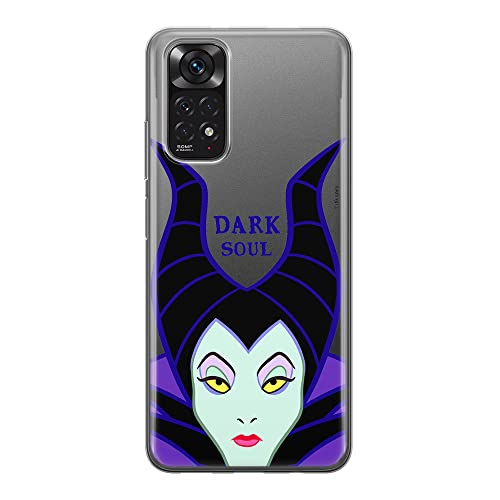 ERT GROUP etui na telefon Xiaomi REDMI NOTE 11S 4G / REDMI NOTE 11 4G, case oryginalny i oficjalnie licencjonowany przez Disney, wzór Maleficent 001, plecki z TPU częściowo przeźroczyste