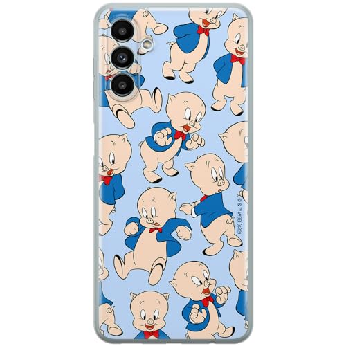 ERT GROUP etui na telefon Samsung A13 5G/ A04s, case oryginalny i oficjalnie licencjonowany przez Looney Tunes, wzór Porky Pig 001, optymalnie dopasowane, plecki z TPU częściowo przeźroczyste