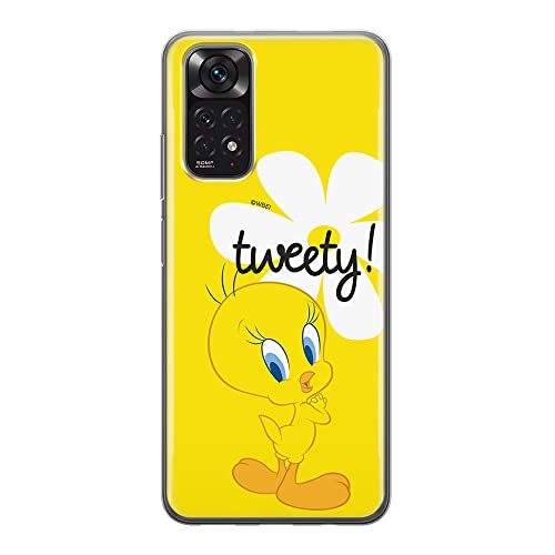 ERT GROUP etui na telefon Xiaomi REDMI NOTE 11S 4G / REDMI NOTE 11 4G, case oryginalny i oficjalnie licencjonowany przez Looney Tunes, wzór Tweety 005, plecki z TPU