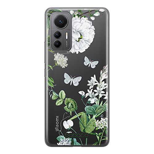 ERT GROUP etui na telefon Xiaomi 12 LITE, case oryginalny i oficjalnie licencjonowany przez Babaco, wzór Flowers 030, optymalnie dopasowane, plecki z TPU częściowo przeźroczyste