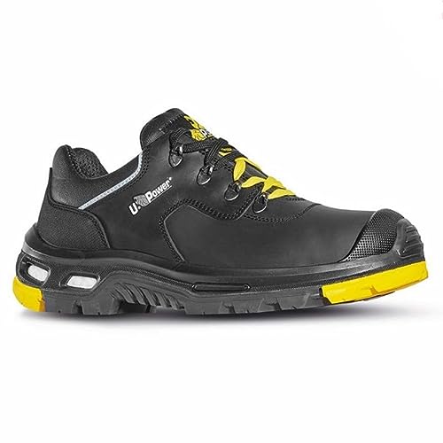 U-Power RL20514 Linea BAU & BUILDING YARVIS obuwie ochronne, S3 HRO SRC CI, Czarny/Żółty, 38 Rozmiar