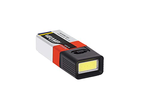 SNICKER: Latarka LED COB 50 lumenów z baterią 9 V