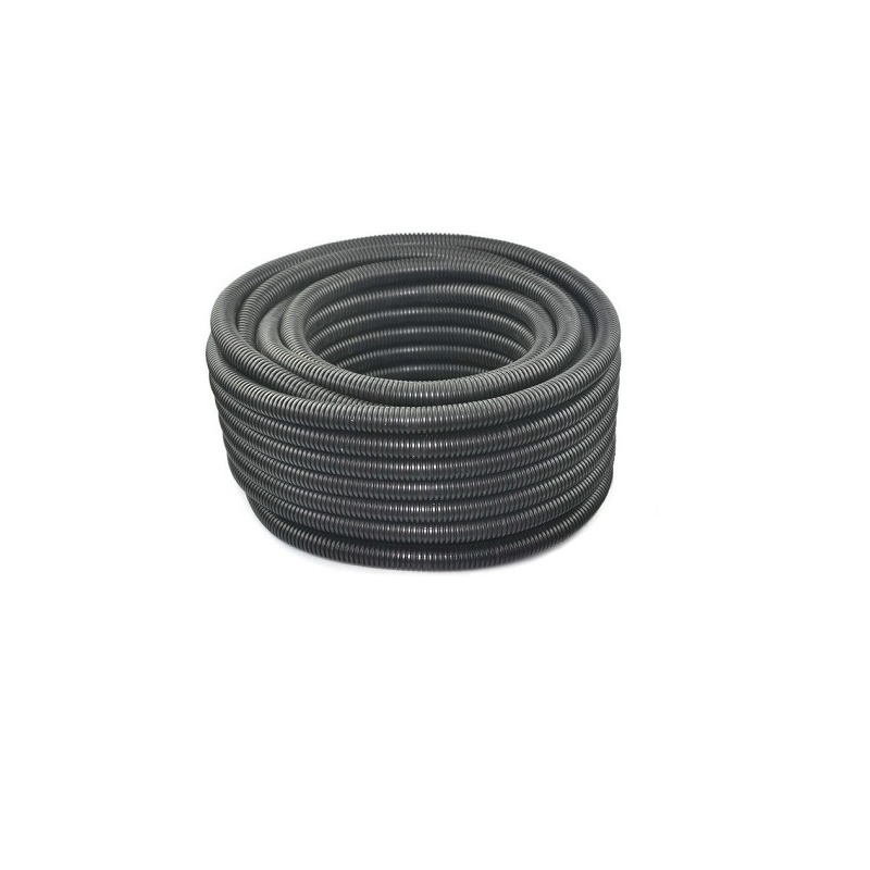 Rura giętka karbowana (peszel) 28/23 320N 50m, czarny, odporna na promieniowanie UV; PVC/UV 28/23