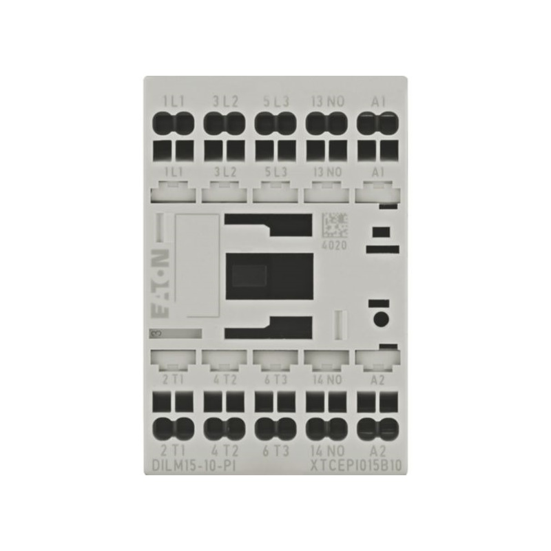 Stycznik mocy DILM 7,5kW/400V, sterowanie 230VAC, 15,5A 3P, 1NO, zaciski sprężynowe; DILM15-10(230V50HZ,240V60HZ)-PI; EATON