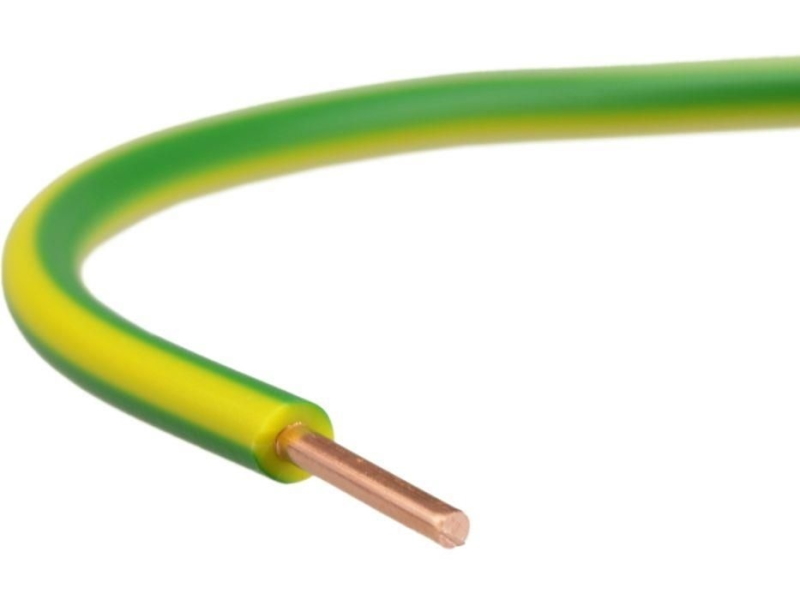 DY6,0 zielono-żółty H07V-U 450/750V przewód, krażek TELE-FONIKA KABLE