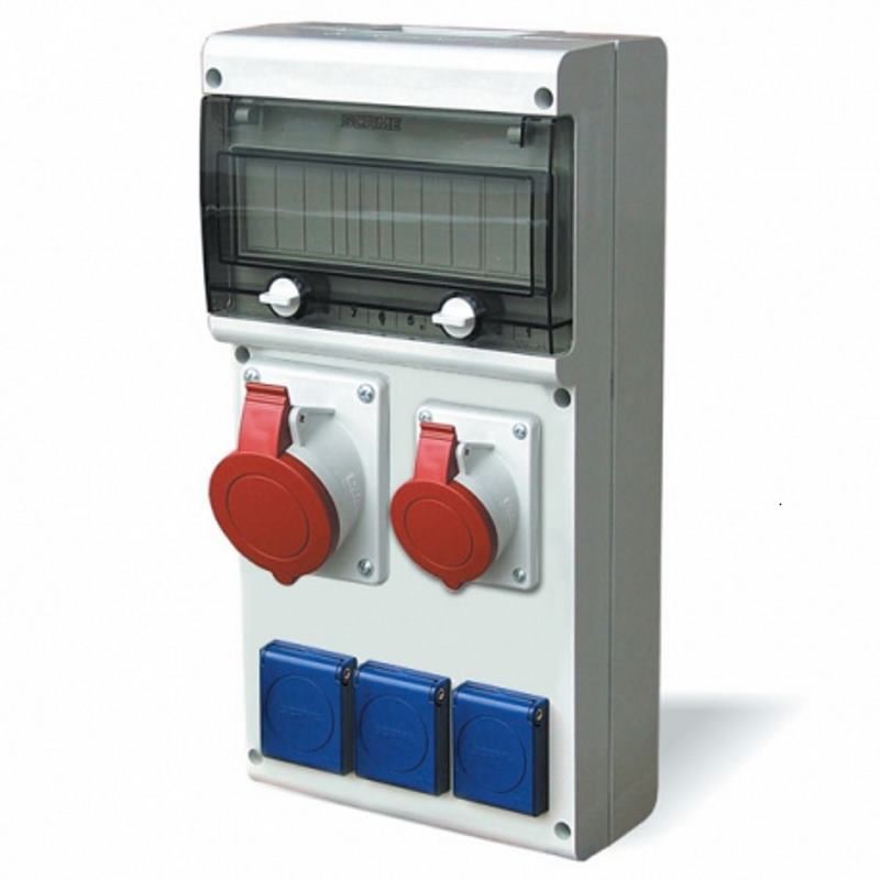 Scame Rozdzielnica budowlana przenośna 11M 1x32A/5P, 1x16A/5P, 3x230V