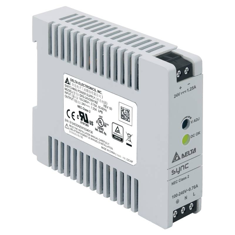 Zasilacz impulsowy DRS-24V30W1NZ na szynę TH