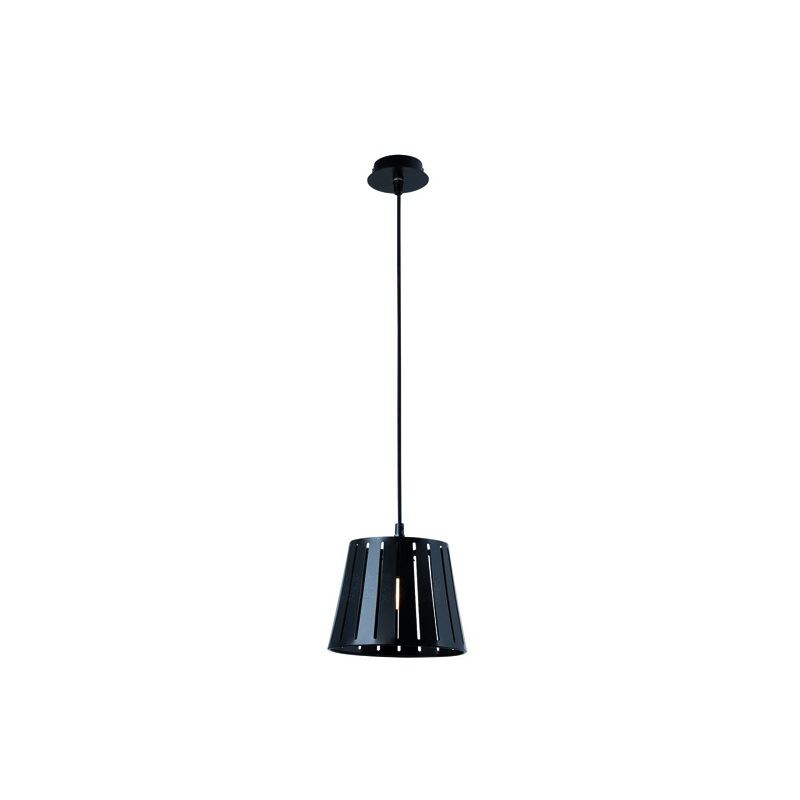 Lampa wisząca, dekoracyjna 1xE14, czarna