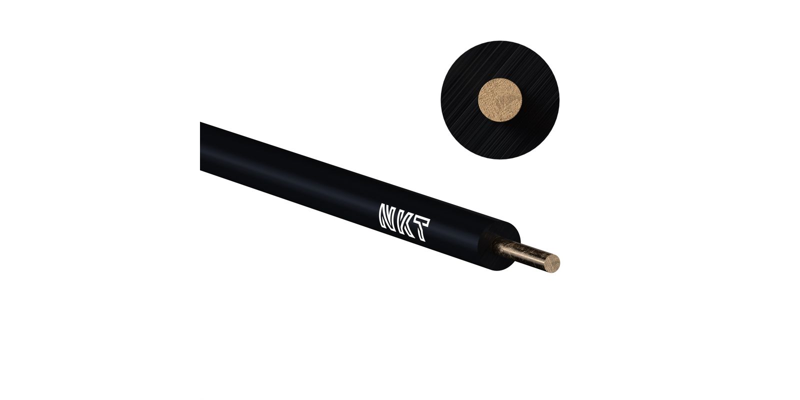 Przewód DY 2,5 czarny H07V-U 450/750V, krążek 100m, NKT CABLES