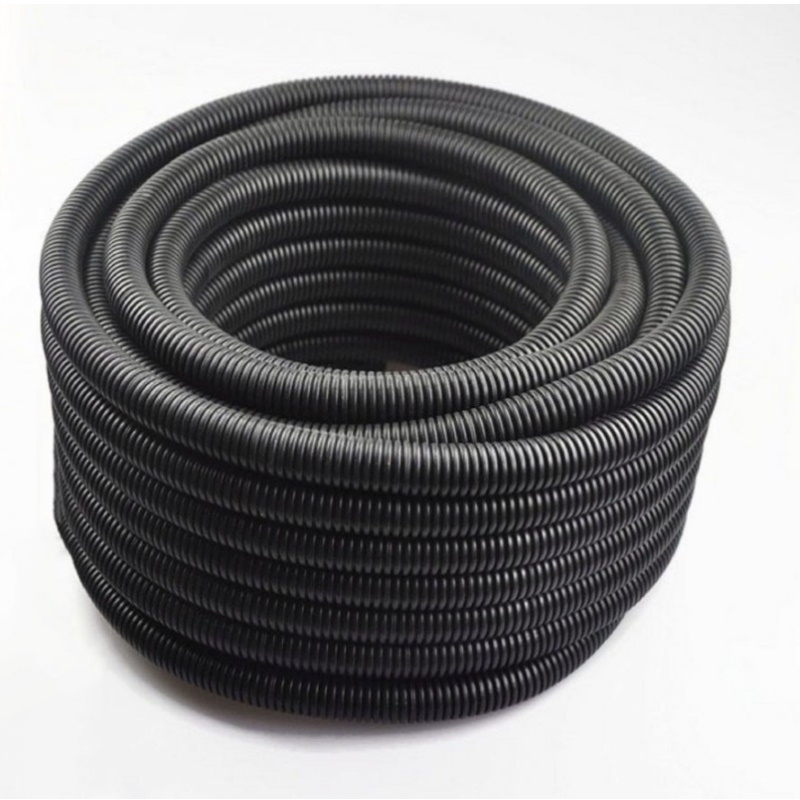 Rura giętka karbowana (peszel) 750N 50m z pilotem RKSG/PV/PIL, PVC/UV 28/23