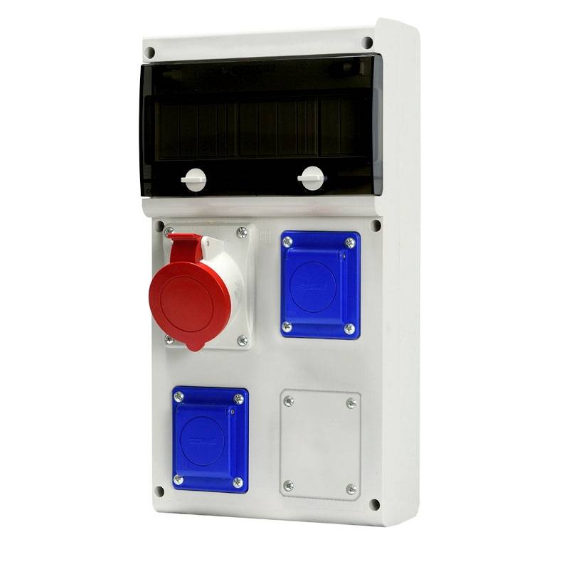 Rozdzielnica 1x32A/5P + 2x230V,1xzaślepka