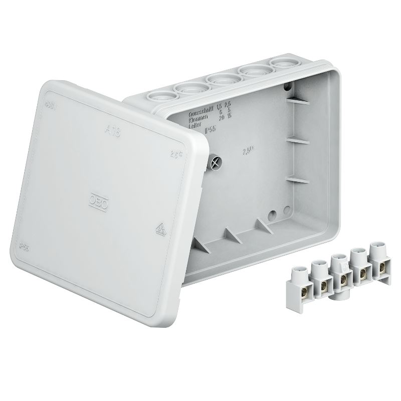 Puszka odgałęźna natynkowa A18, 125x100x38, IP55 A-SERIA