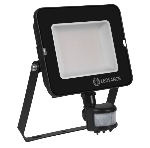 FLOOD COMPACT SENSOR V 50W 840 SYM 100 BK, Naświetlacz FLOOD COMPACT SENSOR V 50W 840 SYM 100 czarny; LEDVANCE