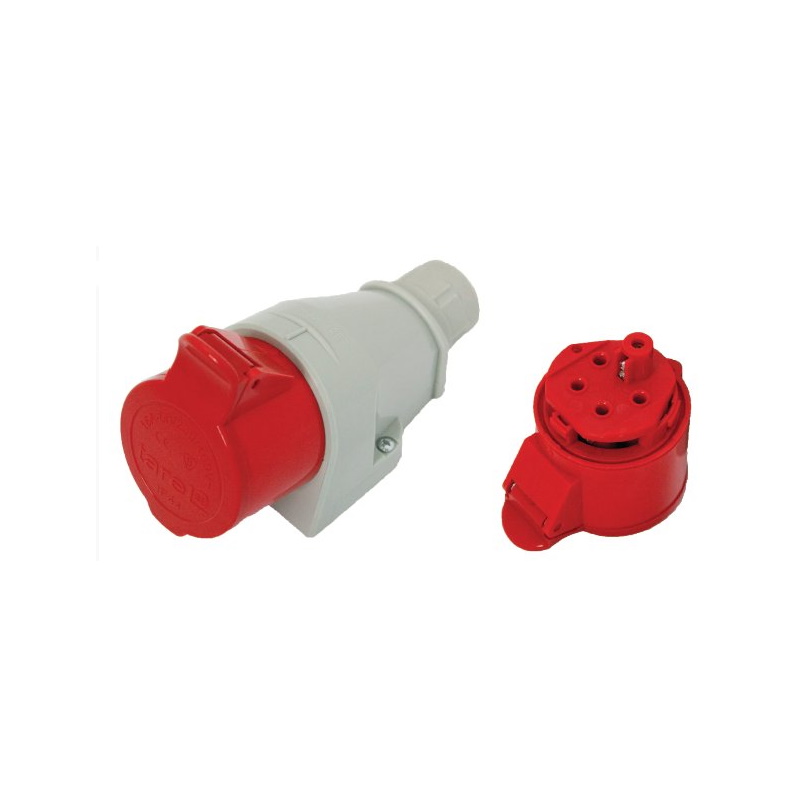 Gniazdo izolacyjne stałe 32A /400V 3p+n+z IP-44