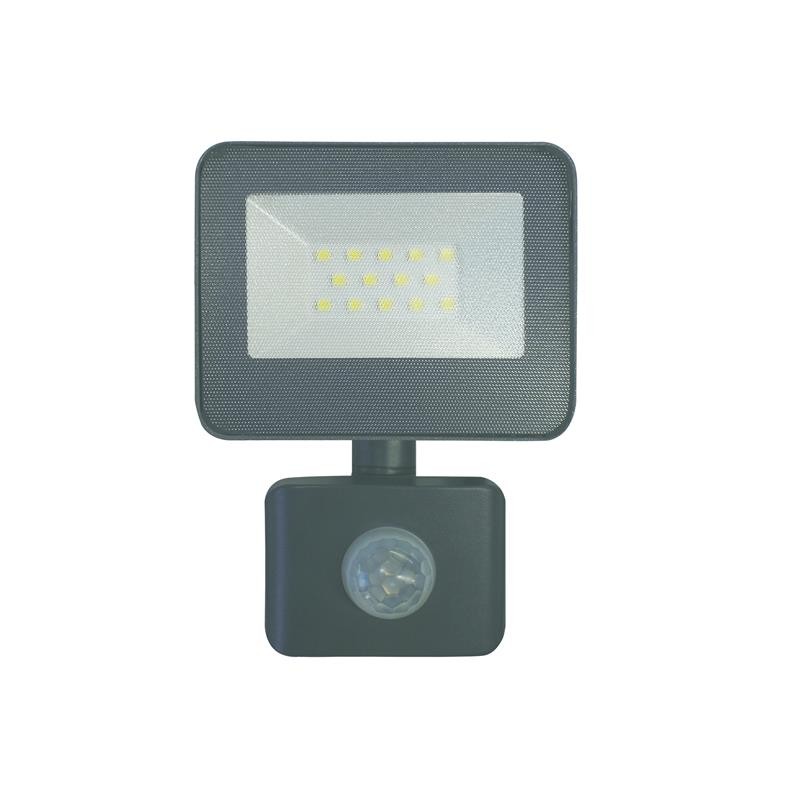 Naświetlacz LED 10W,230V 4000K 850lm, czujnik ruchu IP54 103mmx45mmx159mm