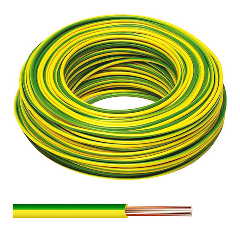 Przewód LGY 16 żółto-zielony H07V-K QMM 450/750V jednożyłowy, HELUKABEL