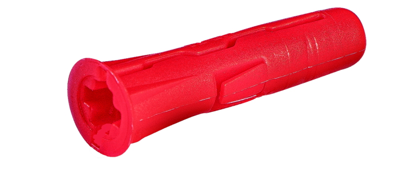 Kołek rozporowy uniwersalny UNO fi.6 mm czerwony bez wkręta (słoik 1000szt); RAWLPLUG