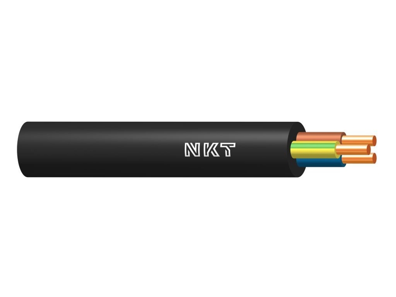 Kabel YKY 3x4 żo RE 0,6/1kV, bęben zwrotny 1000m, NKT Cables
