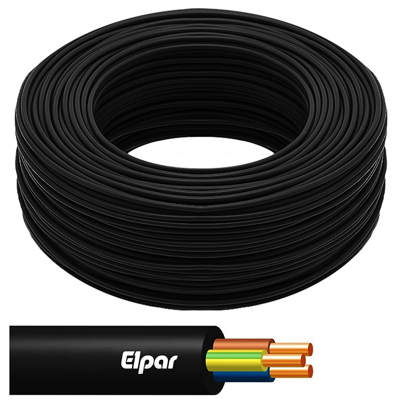 Kabel ziemny YKY 3x1,0 żo RE NYY-J 0,6/1kV, ELPAR