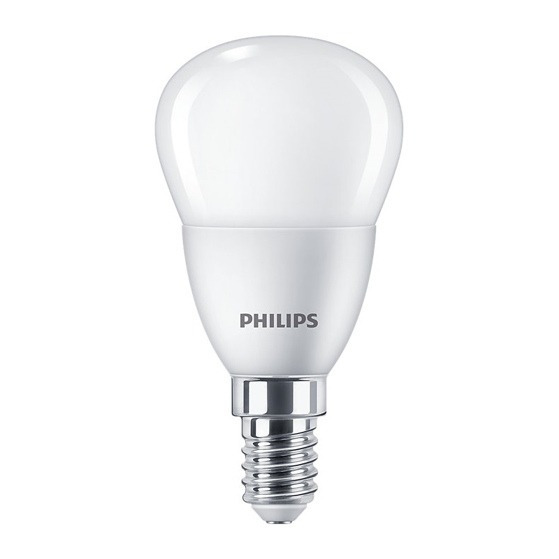 Żarówka LED E14 P45 5W 470lm 230VAC CorePro lustre 2700K ciepła biel kulka mat. ekw.40W