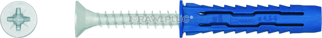 Kołek uniwersalny 4ALL 8x65mm wkręt. (40 szt.)