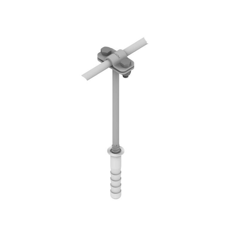 Uchwyt z kołkiem rozporowym Z-Śruba, M12, L=25cm AN-44/OG