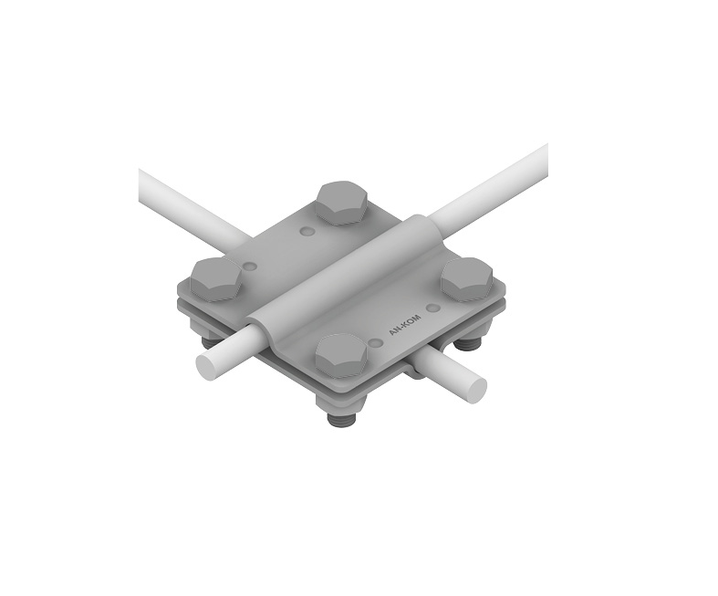 AN-03Z/OG/ Złącze krzyżowe 2 płytki, 4xM8x40, B do 40 mm /OG/