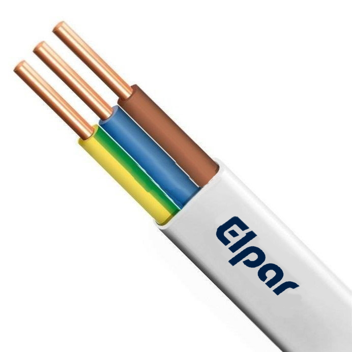 Przewód HDHp-J3x2,5 MM2 (B2ca) 450/750V biały bezhalogenowy, ELPAR