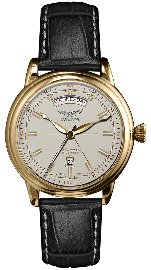 Zegarek Aviator V.3.20.1.147.4 DAY-DATE -
