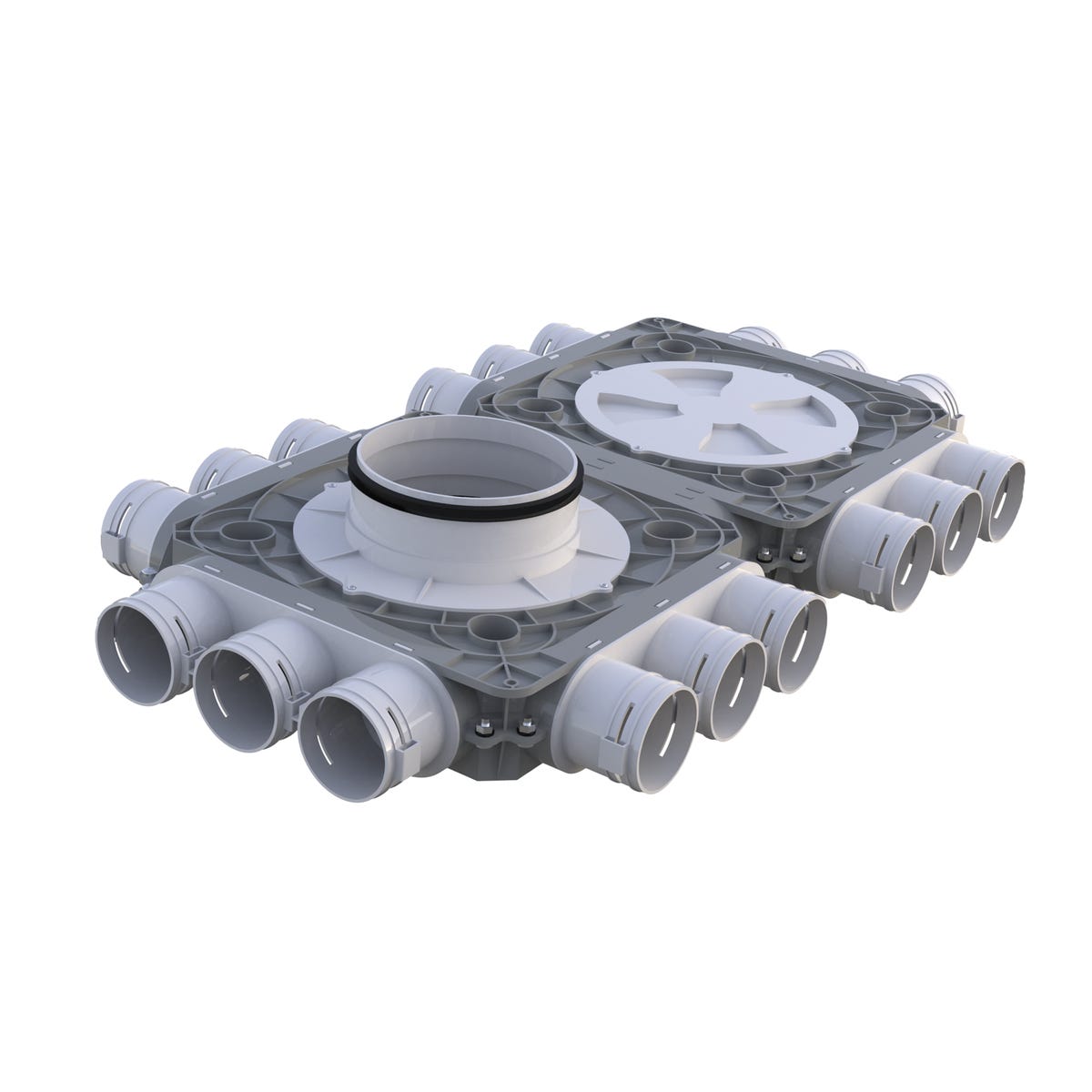 Skrzynka rozdzielcza do rekuperacji podwójny 18x75/200mm FlexiVent VENTS 5907660877995