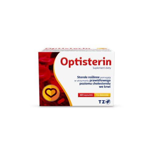 Optisterin, - Wspomaga utrzymanie odpowiedniego stężenia cholesterolu, 60 kapsułek