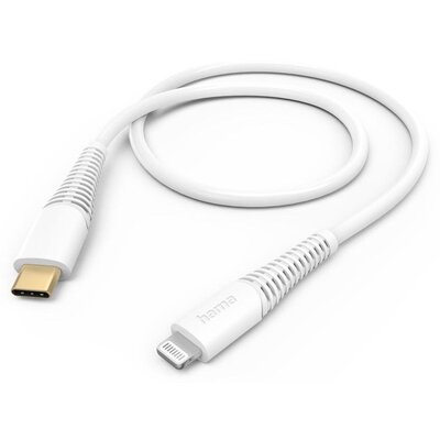 Kabel HAMA Ładujący/data Flexible USB-C - Lightning C94 1.5m Biały