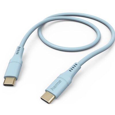 Kabel HAMA Ładujący/data Flexible USB-C - USB-C 1.5m Niebieski