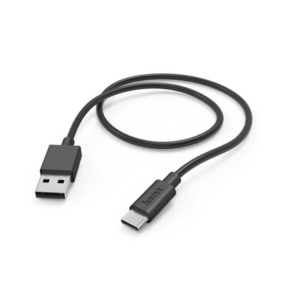Kabel HAMA Ładujący/data USB-A - USB-C 3.1 1m Czarny