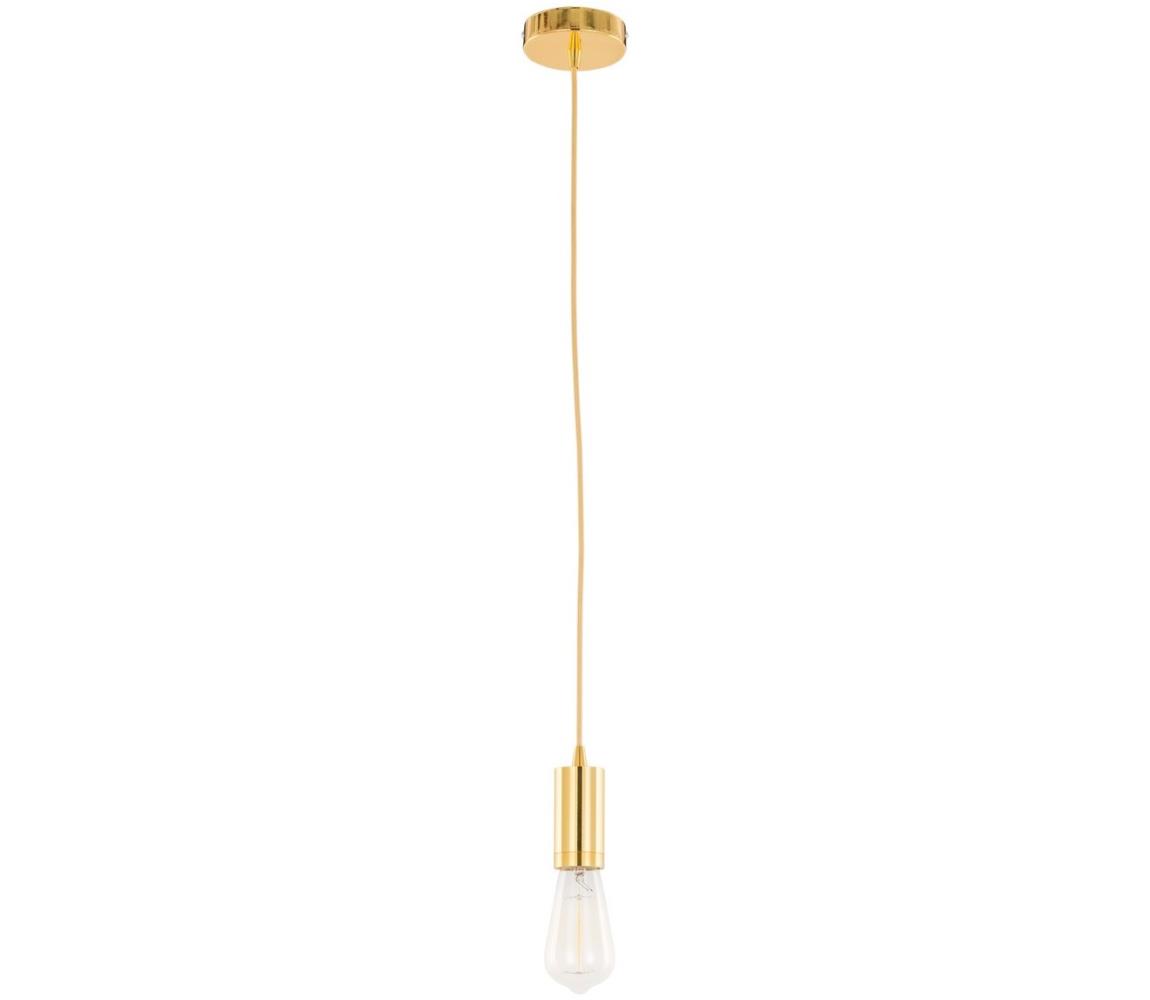 ITALUX DS-M-038 GOLD - Żyrandol na lince MODERNA 1xE27/60W/230V złoty