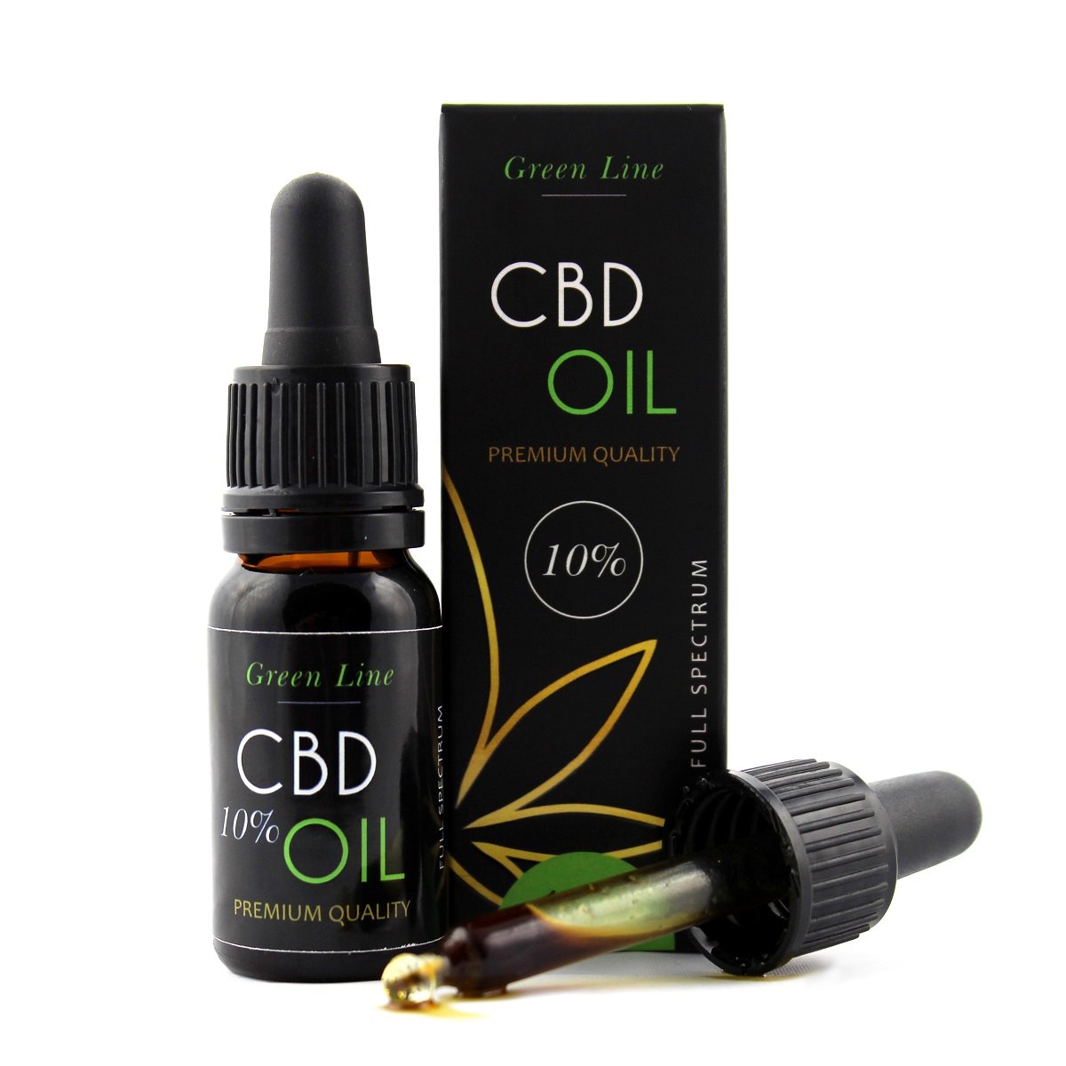 Olejek Cbd 10% 10ml Green Line Full Spectrum
