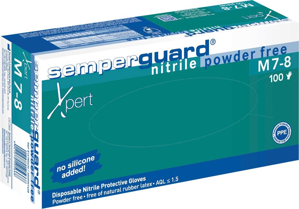 Rękawice nitrylowe SEMPERGUARD XPERT  1 para