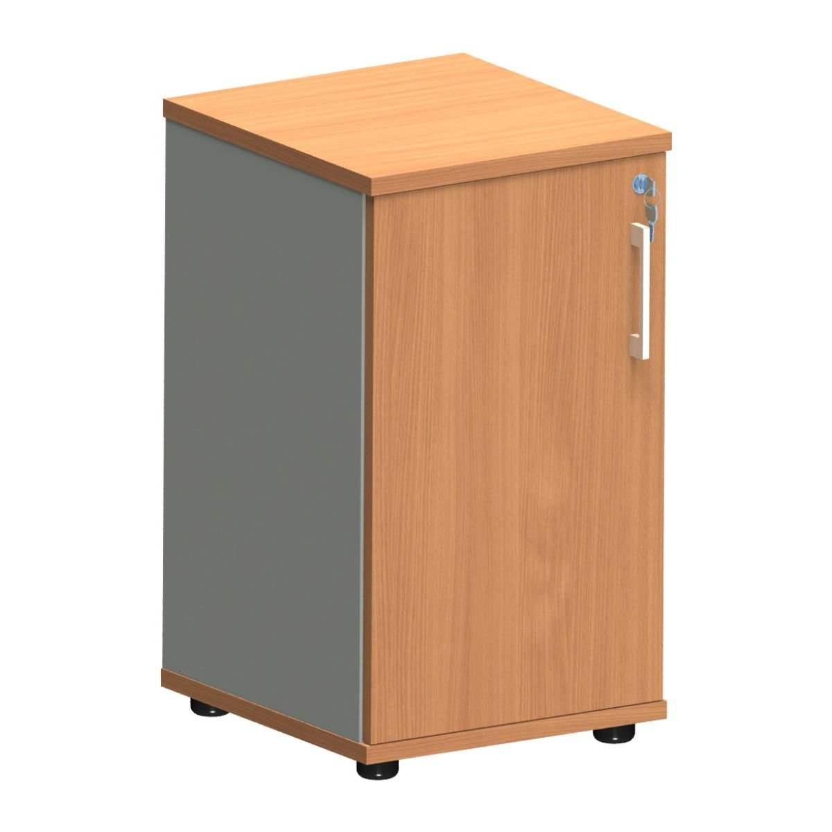 Kontener K-53B L SILVER BUK BAWARIA + SZARA PLATYNA