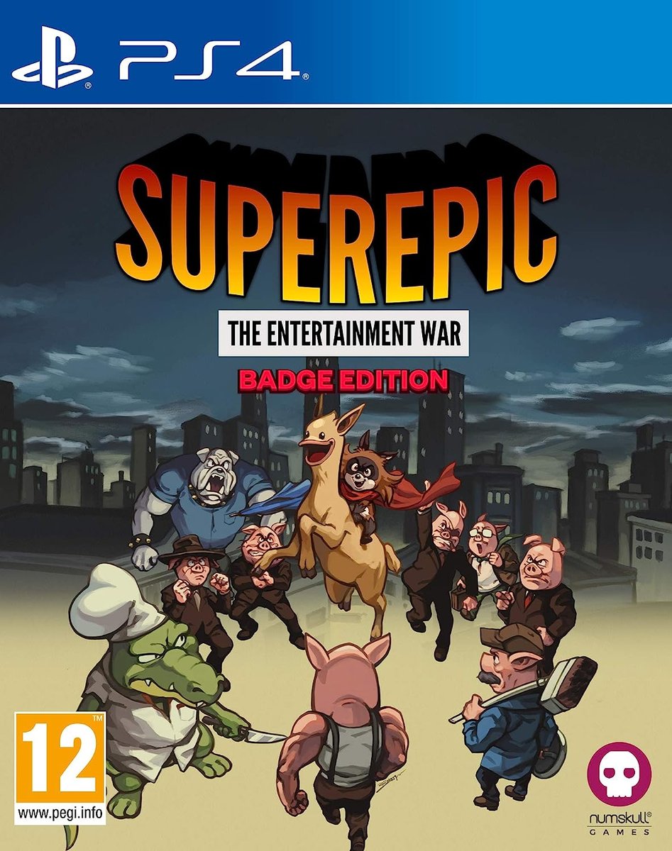 SuperEpic: The Entertainment War - Badge Edition - Collector's Edition GRA PS4
