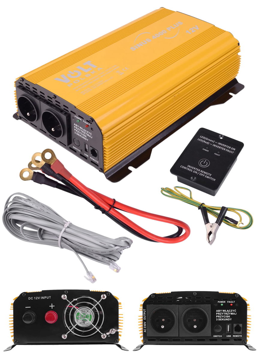 Przetwornica napięcia Volt SINUS PLUS 4000 12V 4000/2000W 12/230V