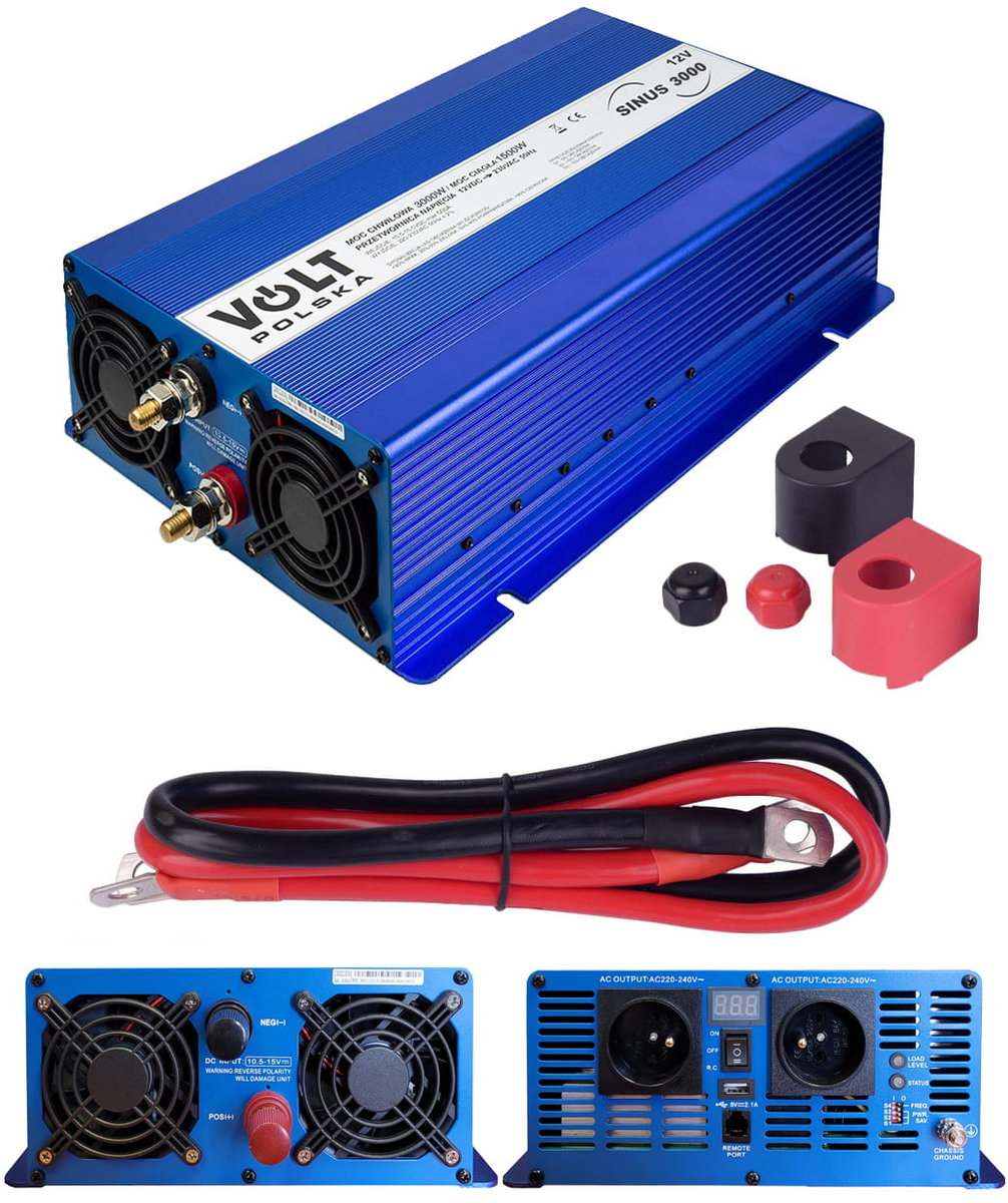Przetwornica napięcia Volt SINUS ECO 3000 12V 3000/1500W 12/230V