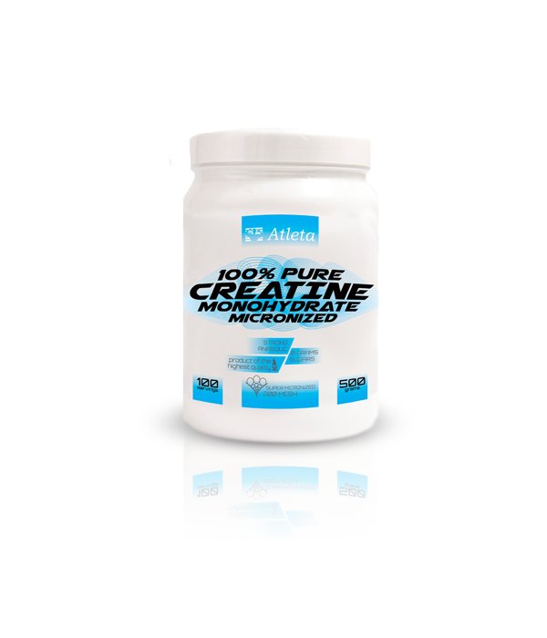 ATLETA 100% PURE CREATINE MONOHYDRAT KREATYNA 500G / ATLETA