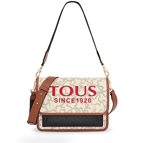 TOUS Bandolera M. Audree K Icon Multi-Beige, Torebka Kobieta, Multi Beżowy