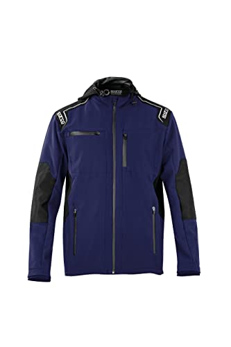 Sparco KURTKA SOFT SHELL BLACK MARINO T L, Wielobarwny, 42/50 EU