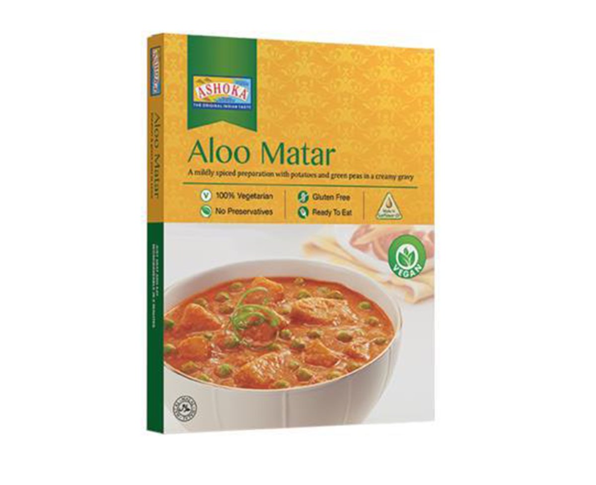 Ashoka - Aloo Matar indyjskie danie z ziemniakami i ziel. g...