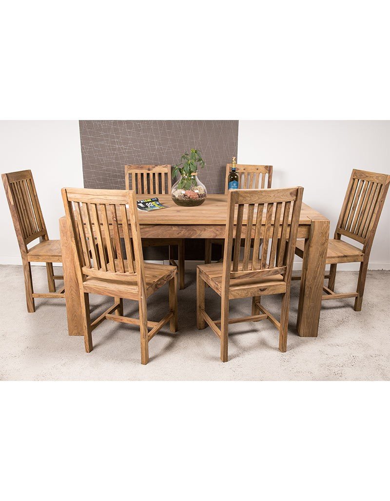 Stół drewniany jadalniany 160/260cm Natural