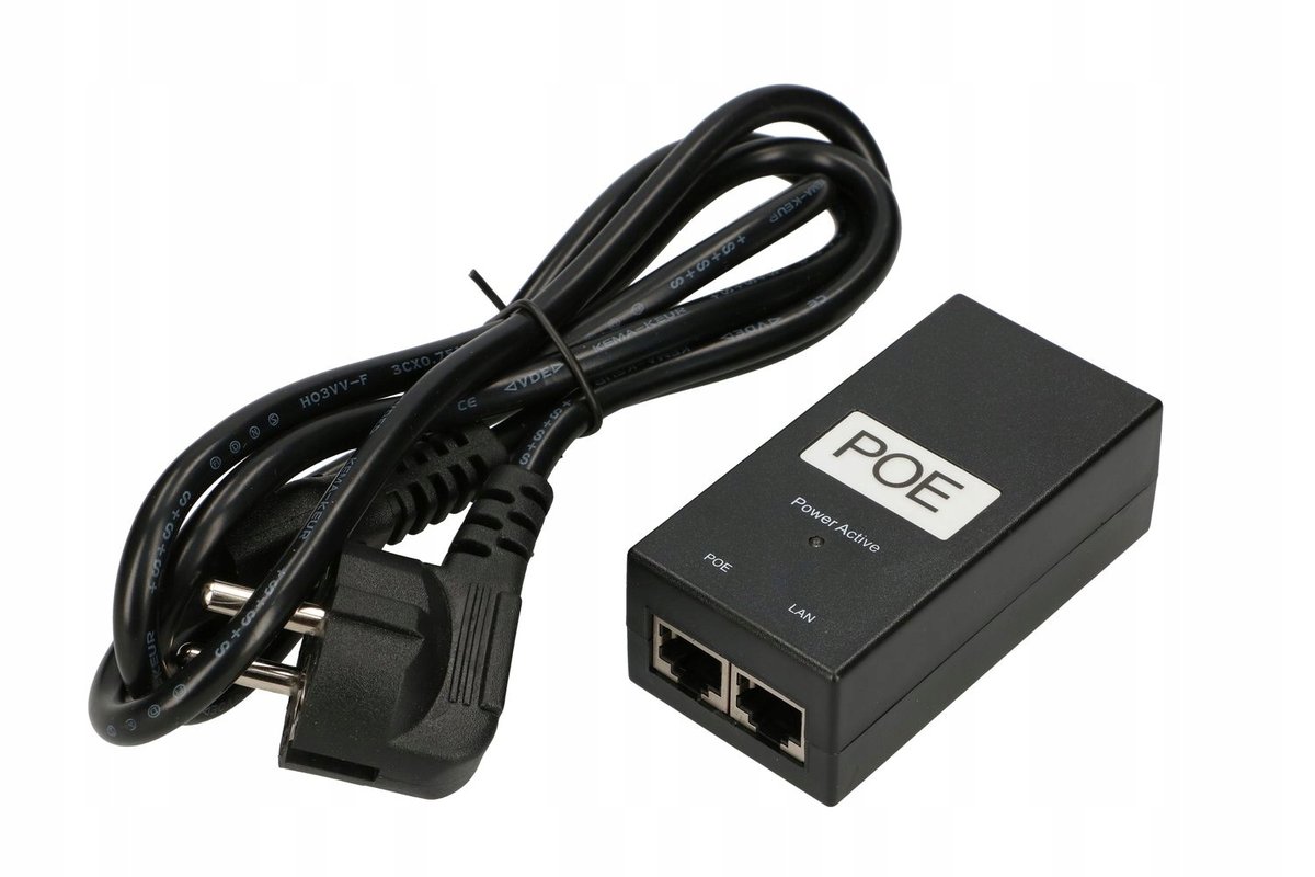 ExtraLink POE 24V-24W POWER ADAPTER WITH AC CABLE (EX.14169)