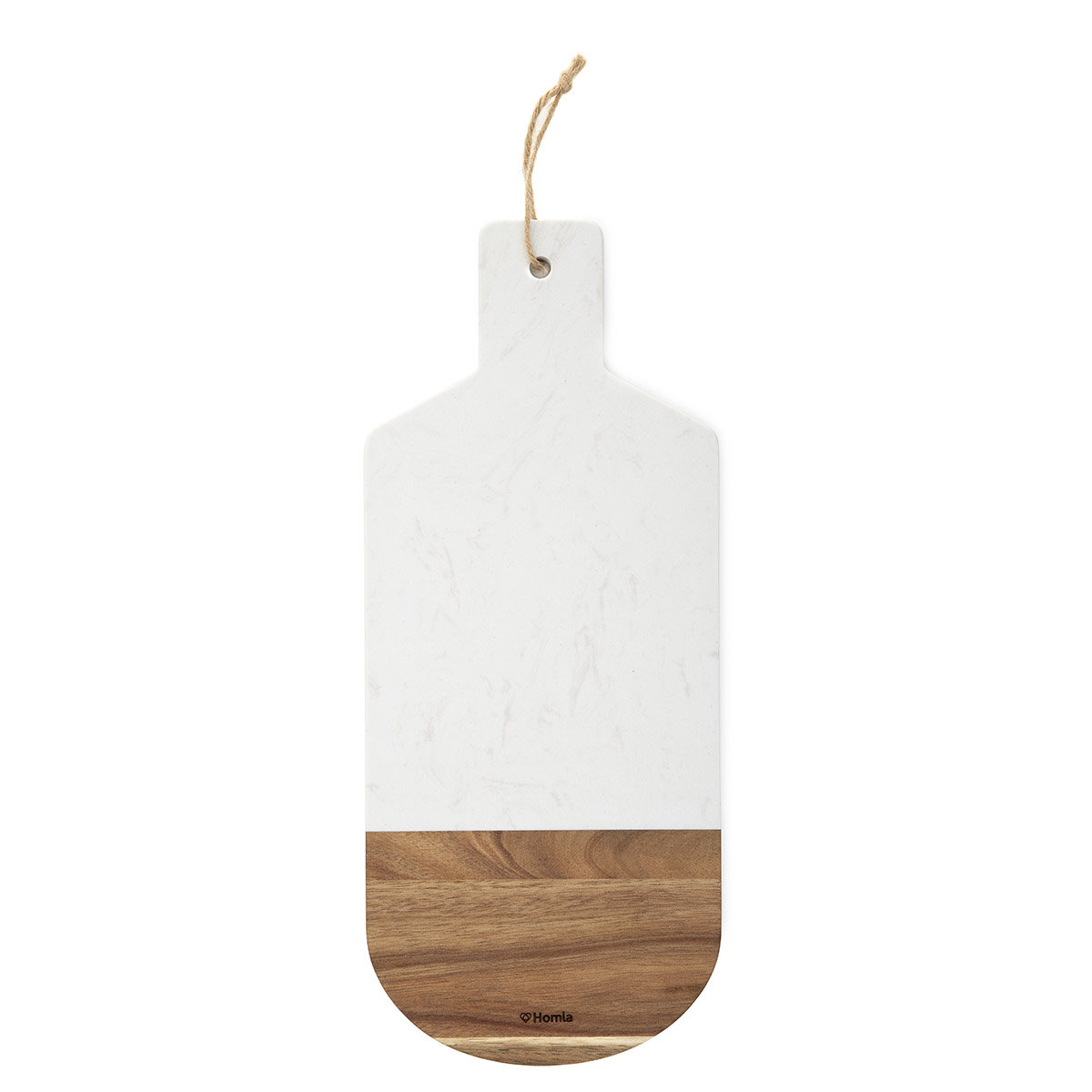 Deska MARBLE dekoracyjna biała 40x17 cm HOMLA