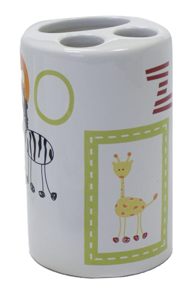 Kubek na szczoteczki do zębów Zoo 1100 dla dzieci