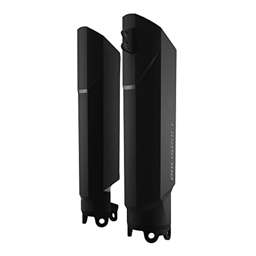 POLISPORT 8399500002 - W pełni owinięta osłona widelca wykonana z odpornego na uderzenia i ścieranie tworzywa sztucznego kompatybilnego z motocicletas YAMAHA en color Czarny